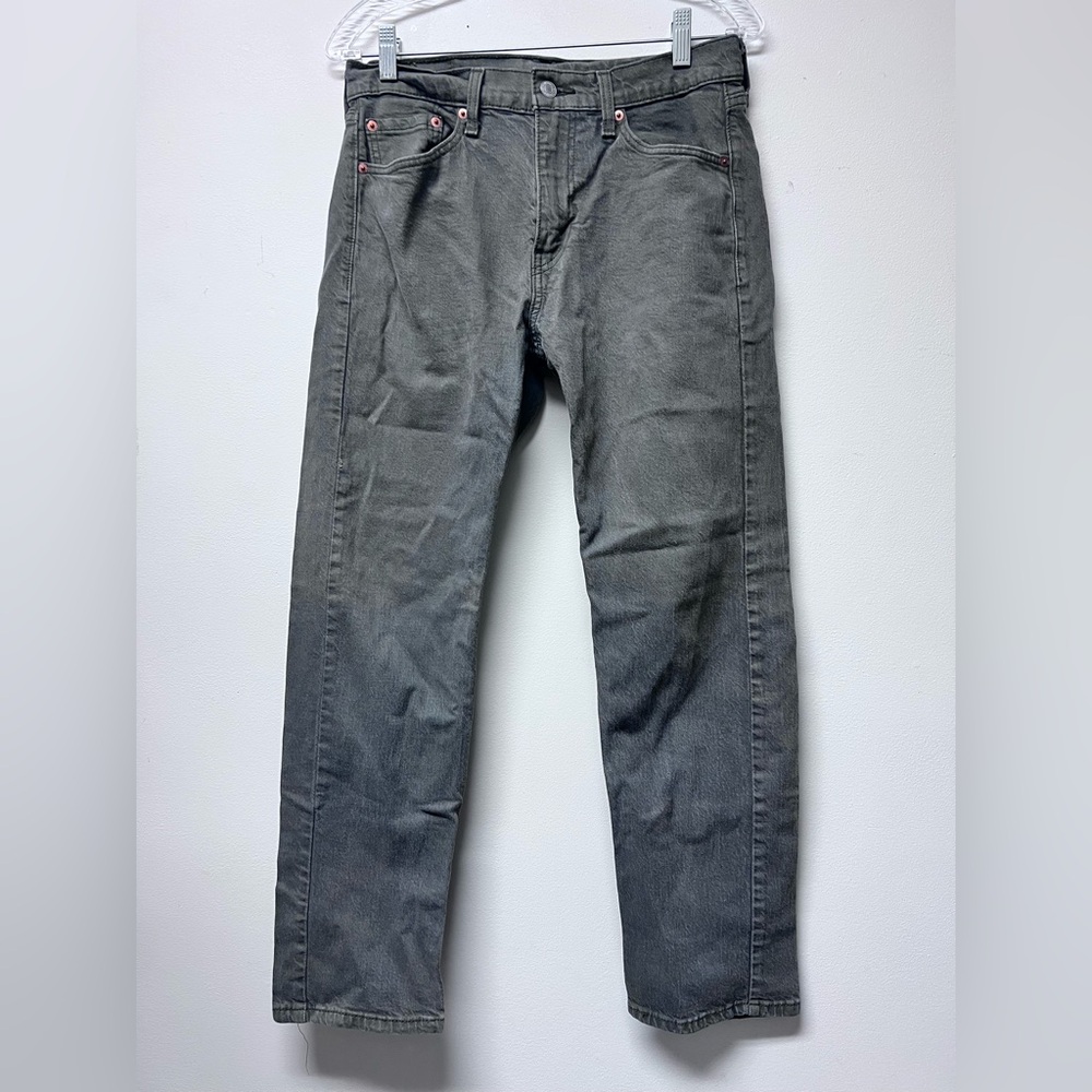 Levi's Men's Slim Straight Jeans in Washed Charcoal